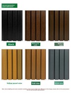 Terrasse en composite bois-plastique de style européen pour quai, terrasse en WPC de haute qualité, co-extrusion, résistante au feu