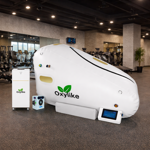 Nouvelle chambre hyperbare à oxygène Oxylike OLS-LS1 1.5ATA 2027, forme triangulaire, souple, pour la récupération sportive (position allongée et assise) - Product Image 3