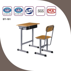 Conjunto de Escritorio y Silla Escolar Individual Ajustable en Altura de Metal Moderno SONGYE ST-101 con 1 Año de Garantía ST-101 Escritorio Escolar Individual y - Product Image 2