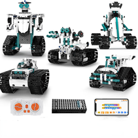 Robot Inteligente K96131 de Plástico ABS con Control Remoto, Bloques de Construcción Programables por USB, Juego de Bloques de Construcción para Niños