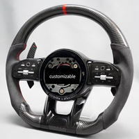 Volante de Fibra de Carbono de Alta Calidad para Mercedes Benz W205 W213 W222 CLA CLS GLA GLC GLE GLS C43 C63 AMG