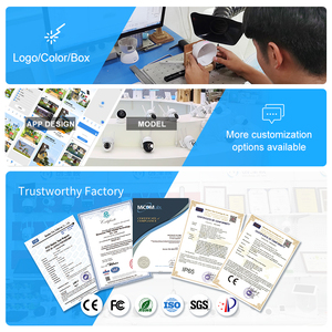 Bán buôn 2K hai cách âm thanh ánh sáng bóng đèn máy ảnh tầm nhìn ban đêm không dây 3MP PTZ Tính năng CMOS cảm biến - Product Image 5