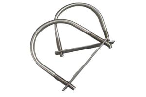 U-образные болты, комплект 304 316 из нержавеющей стали, углеродистая сталь, сплав с гайками и пластинами для крепления труб - Product Image 2