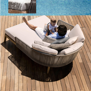 สไตล์โมเดิร์นลานสวนกลางแจ้ง <span class=keywords><strong>Daybed</strong></span> ใช้สำหรับโรงแรม - Product Image 6