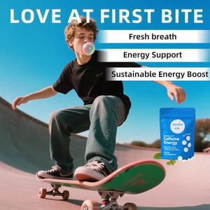 Gomme de caféine OEM Gommes à mâcher énergétiques L-théanine Soutien à la concentration énergétique Supplément nootropique pour la performance <span class=keywords><strong>cognitive</strong></span> du cerveau - Product Image 6