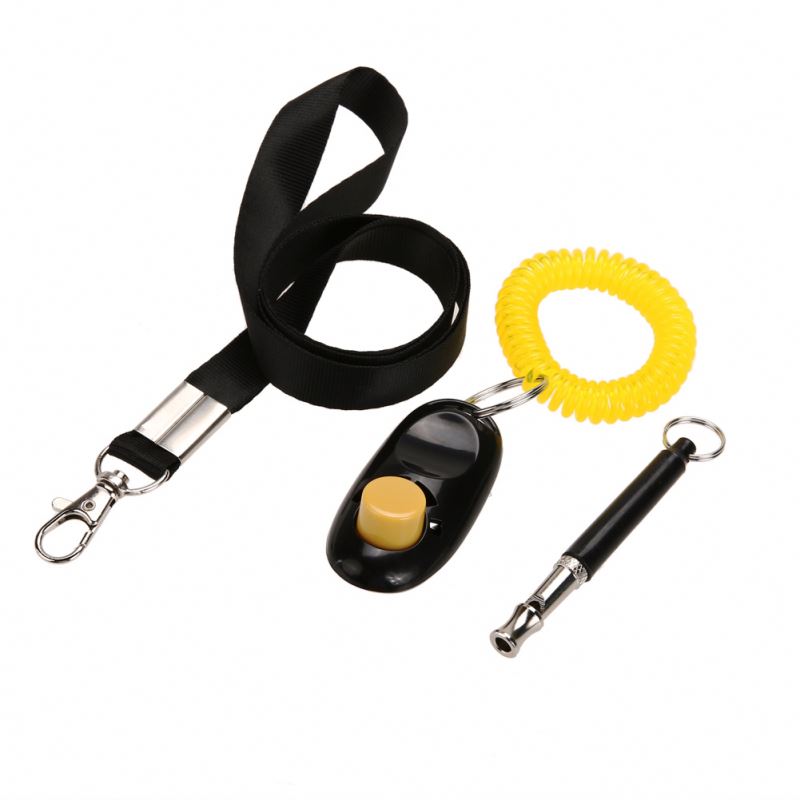 dog whistle and clicker
