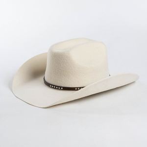 Wholesale Rolled Brim <b>Fedora</b> <b>Hats</b> 100% Wool Sombreros Vaqueros <b>Men</b> and Women Felt Cowboy Western <b>Hat</b> - Product Image 5