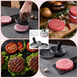 Presse à hamburgers multifonctionnelle antiadhésive avec 100 emporte-pièces - Idéale pour le bœuf, le poulet, le poisson et facile à nettoyer - Product Image 6