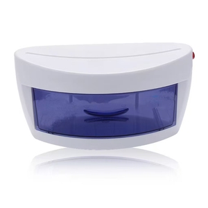 Bán buôn New Mini yuanbao loại nhựa UV + ozone khử trùng tủ thân thiện với môi Beauty Salon Nail Tool tiệt trùng - Product Image 5