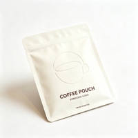 Sachet d'emballage imprimé sur mesure 1G 5G 10G pour poudre, thé, café, boisson instantanée, supplément, petit échantillon, pochette plate à 3 soudures latérales