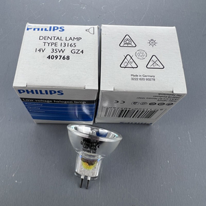 Lampe dentaire originale PHI-LIPS, <span class=keywords><strong>pieds</strong></span> <span class=keywords><strong>plats</strong></span>, 13865, 12V75W, machine de photopolymérisation à lumière bleue, ampoule fusionnée 409768, 13165, 14V 35W GZ4 - Product Image 3