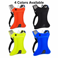 Gilet de course ultraléger avec poches pour bidons souples, sac d'hydratation Zero Bounce avec poche à eau de 2 L pour course de marathon
