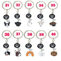 50 Porte-clés chien Golden Retriever, Porte-clés animal de compagnie, Cadeau promotionnel, Porte-clés transfrontalier