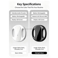 Ceinture de massage électrique amincissante pour usage domestique, masseur vibrant 5 vitesses rechargeable par USB pour la relaxation corporelle, l'exercice physique, OEM ODM