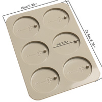 Ornements suspendus résine bijoux tablettes d'aromathérapie moules en cire de Silicone
