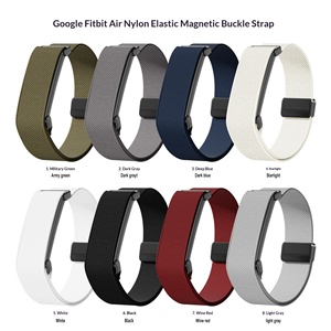 สายนาฬิกาแบบยืดหยุ่นพร้อมหัวเข็มขัดแม่เหล็กไนลอนยี่ห้อ Upro สำหรับ Google Fitbit Air สายรัดข้อมือแบบระบายอากาศสำหรับเล่นกีฬา - Product Image 1