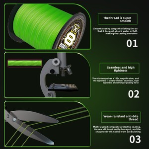 <span class=keywords><strong>สาย</strong></span>ถัก <span class=keywords><strong>PE</strong></span> 8 เส้น 100M 120M 150M 200M 300M 500M  แบบเรียบพิเศษ ความแข็งแรงสูง ออกแบบมาสำหรับ<span class=keywords><strong>ตก</strong></span><span class=keywords><strong>ปลา</strong></span>ทะเลน้ำลึก - Product Image 4