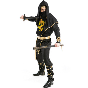 Costume de ninja japonais pour adulte, costume de cosplay pour fête d'Halloween, costume de ninja rouge cool pour <span class=keywords><strong>homme</strong></span> - Product Image 4