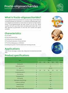 สารให้ความหวานออร์แกนิก ฟรุคโตโอลิโกแซ็กคาไรด์ 95 ชนิดผงละเอียดสีขาว ปราศจากจีเอ็มโอ ปลอดภัยต่อระบบทางเดินอาหาร ยี่ห้อ so TRUE ขนาด 25 กิโลกรัม - Product Image 3