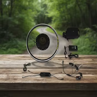 Kit de conversion de vélo électrique de haute qualité, homologué EN15194 CE/EMC, avec batterie au lithium, écran LCD et moteur sans balais 200-500W - Vente flash
