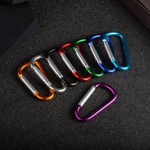Mosquetón de Aleación de Aluminio en Forma de D para Montañismo, Gancho para Bolsa de Senderismo 5D - Product Image 1