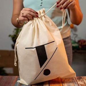 Promotion Cotton <b>Drawstring</b> <b>Pouch</b> Customized Cotton Canvas Fabric Dust <b>Pouch</b> Recycle Organic Cotton <b>Drawstring</b> Bag - Product Image 3