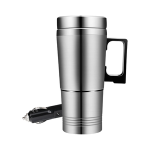 แก้วน้ำร้อนไฟฟ้าในรถยนต์ กาต้มน้ำไฟฟ้าสำหรับเดินทาง แก้วกาแฟอุ่นร้อนในรถยนต์ กาต้มน้ำร้อน 12V 24V ใช้กับที่จุดบุหรี่ในรถยนต์ - Product Image 6