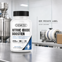 Capsules de L-Arginine et L-Citrulline Marque Blanche 2250mg – Complément Alimentaire d'Oxyde Nitrique – 90 Gélules – Vente en Gros Fabricant