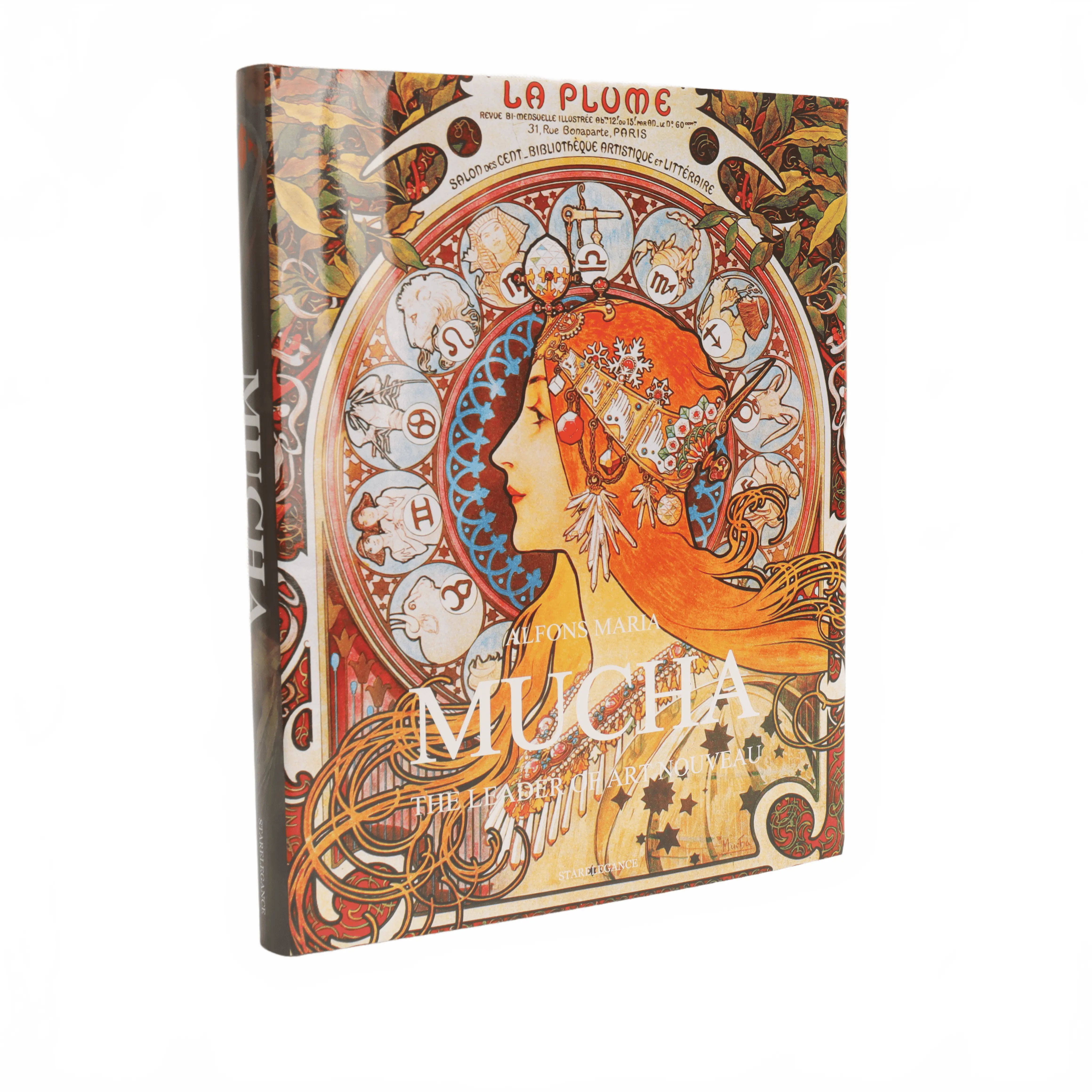 High Quality round Back Hardcover Book Custom A4 Size Art Paper Material with Embossing Finishing Cheap Price Poster Model