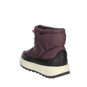 D.A.T.E. Bottines basses pour femmes Bordeaux W411-AS-NY-PU Vêtements d'hiver - Product Image 2