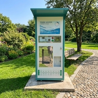 Distributeur d'eau RO en libre-service pour l'extérieur, borne de distribution d'eau potable prenant en charge le code QR et la carte IC pour les places de quartier