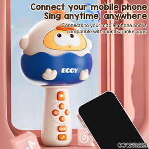 Jeu d'apprentissage précoce préscolaire Microphone musical électronique enfants ensemble d'instruments enfants en plastique chant oiseau Machine musique jouet - Product Image 4