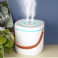 Humidificateur à brume fraîche silencieux de 3 L avec veilleuse et diffuseur LED, port USB-C pour la maison, la voiture et l'extérieur