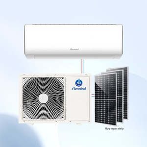 Système de climatisation solaire Puremind HVAC 12000B 24000BTU 380V, usage commercial léger pour projet de salle de classe scolaire, climatiseur solaire - Product Image 1