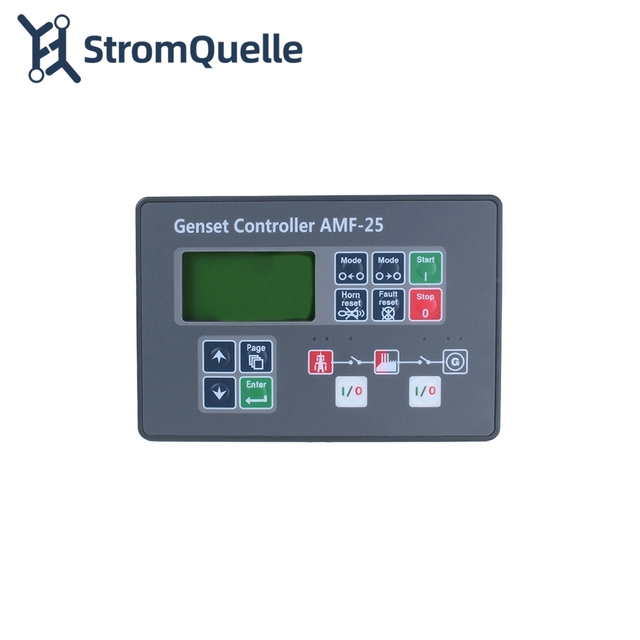AMF-25 Plastic Diesel Genset Controller Auto Start & Stop Control Module for Generators Essential Part & Accessory