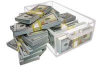 Boîte de présentation créative personnalisée de haute qualité en acrylique pour collectionneur de monnaies – Vente en gros usine
