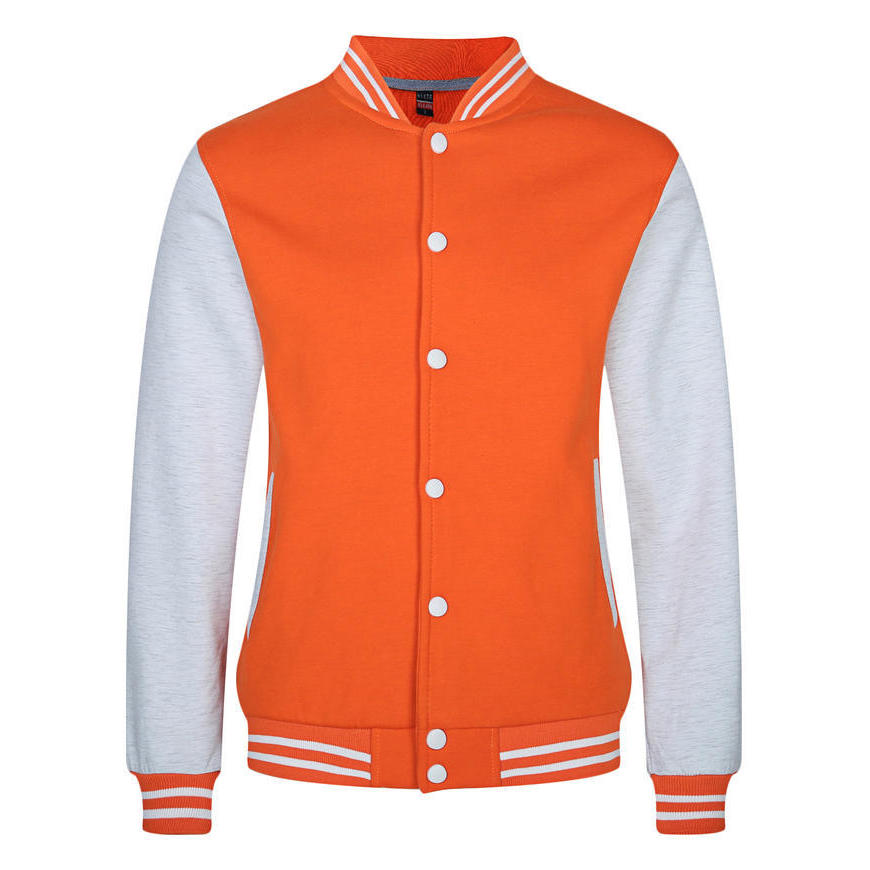 Mangas patchwork naranja y gris - H312