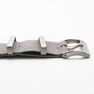 ナイロン弾性シュシュ時計バンド18mm 20mm 22mm無地ファッション手首<span class=keywords><strong>nato</strong></span>時計ストラップ - Product Image 4