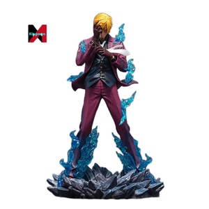 Statua Modello da Collezione in Resina di Rufy e Sanji della Ciurma di Cappello di Paglia di One Piece GK <span class=keywords><strong>Haki</strong></span> del Conquistatore Decorazione da Scrivania - Product Image 3