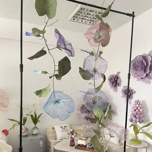 La mejor venta de Organza de seda gigante Morning <span class=keywords><strong>Glory</strong></span> Big Artificial interior y exterior boda evento colgante decoraciones florales - Product Image 4