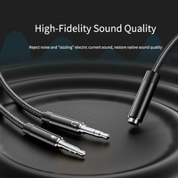 Câble d'extension audio 3,5 mm personnalisé de 1 mètre, câble micro et audio tressé blindé, rallonge pour casque