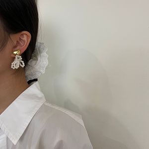 All'ingrosso Eritic Esclusiva Coquette con Nodo Orecchini di Perle per Donne Cuore Orecchino Gioielli - Product Image 2