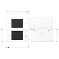 Consola de Juegos RG DS con Pantalla Plegable de Doble Pantalla, Sistema Operativo Abierto, AmberNik Android 14, WiFi, Pantalla Táctil HD Plegable, TV, PS2