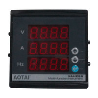 AOTAI VAHZ-96 Mini Multi-fungsi 4-Digit AC/DC Voltmeter Digital LED Fase Tunggal dengan Akurasi 1% AC 0-500V