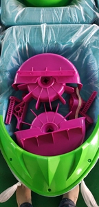 QIQU USA Chevron Phillips PE Aqua Boat Rotomolded Resistente agli Urti per <span class=keywords><strong>Lago</strong></span> e Piscina - Product Image 4