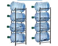 3 5-stufige, freistehende, nicht zusammenklappbare Metall-Wasserflaschenhalter für 5-Gallonen-Flaschen, abnehmbarer Flaschenhalter, multifunktionaler Organizer zur Aufbewahrung