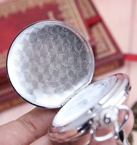 W1104 <span class=keywords><strong>Orologio</strong></span> <span class=keywords><strong>da</strong></span> Tasca <span class=keywords><strong>Vintage</strong></span> Antico <span class=keywords><strong>da</strong></span> Uomo, 44mm, con Cinturino in Acciaio Inossidabile Lucidato a Specchio, Movimento al Quarzo, Regalo Natalizio Promozionale - Product Image 3