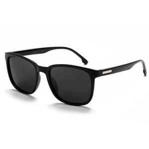 Gafas de Sol Polarizadas para Hombre, Montura Metálica Negra TR, Protección UV400, Lentes TAC, Estilo Casual para Conducir al Aire Libre - Product Image 1