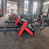 La table de poussée de précision la plus populaire Table circulaire Scie à format double lame avec rail de guidage Machine à bois