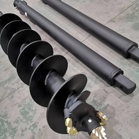 Tarière hydraulique DHG pour forage de trous de poteaux pour excavatrices de 1 à 50 tonnes